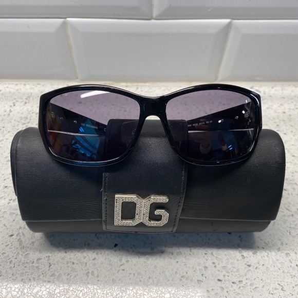 Dolce and Gabbana Black Sunglasses - Picture 1 of 6